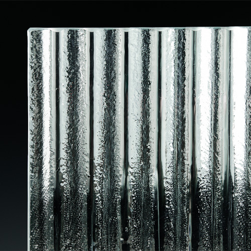 Water Textured Glass produced by Nathan Allan Glass Studio