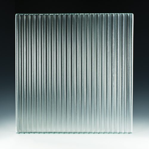 Furrow Textured Glass designed and made by Nathan Allan Glass