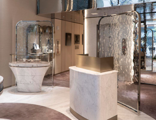 Architectural Glass Design for Louis Vuitton, Beijing China, Nathan Allan  Glass Studios