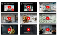 Architectural glass videos